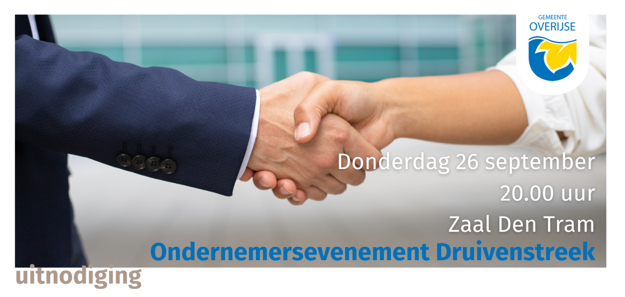 Ondernemersevenement Druivenstreek
